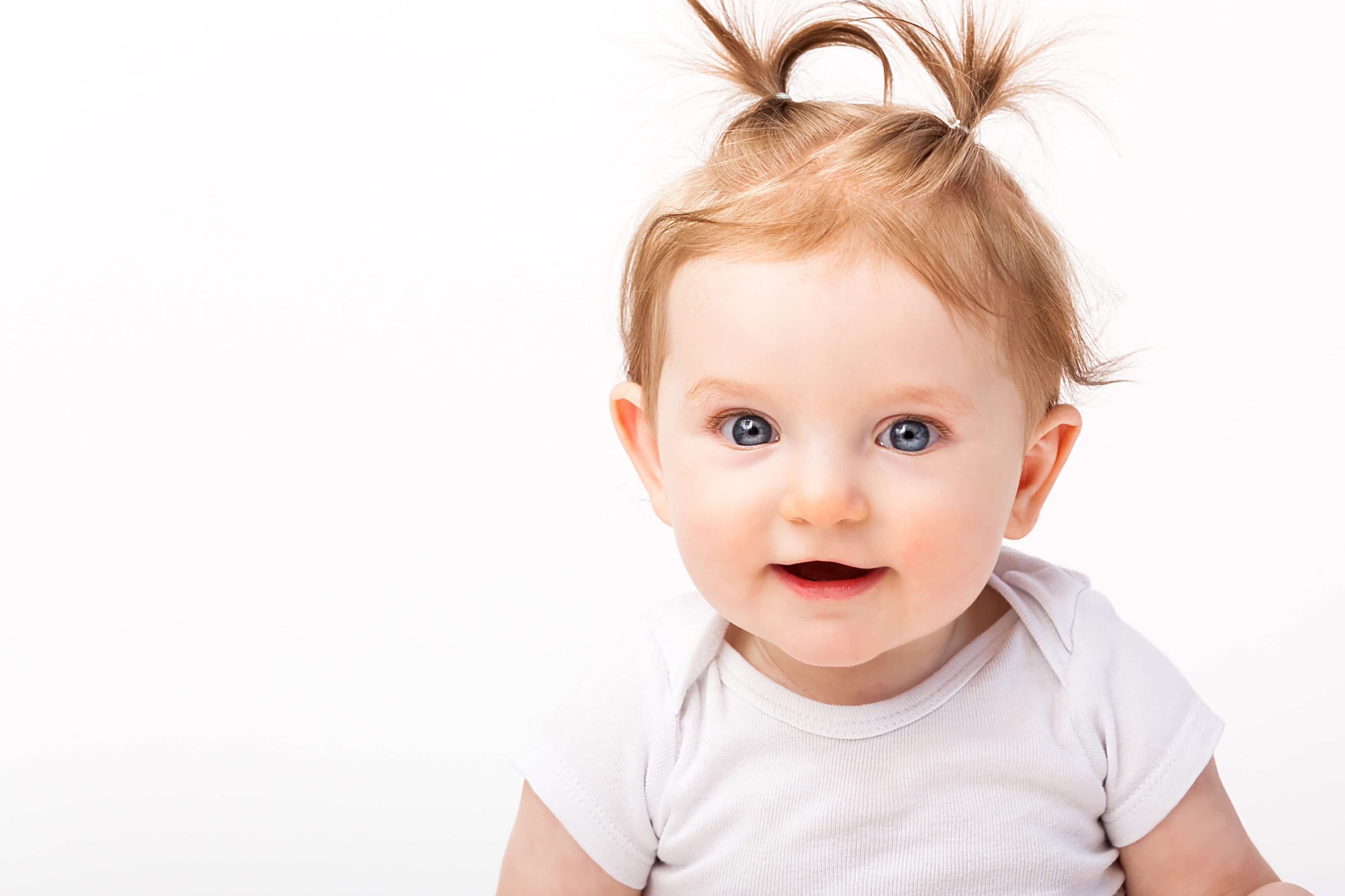 Portrait of adorable baby girl